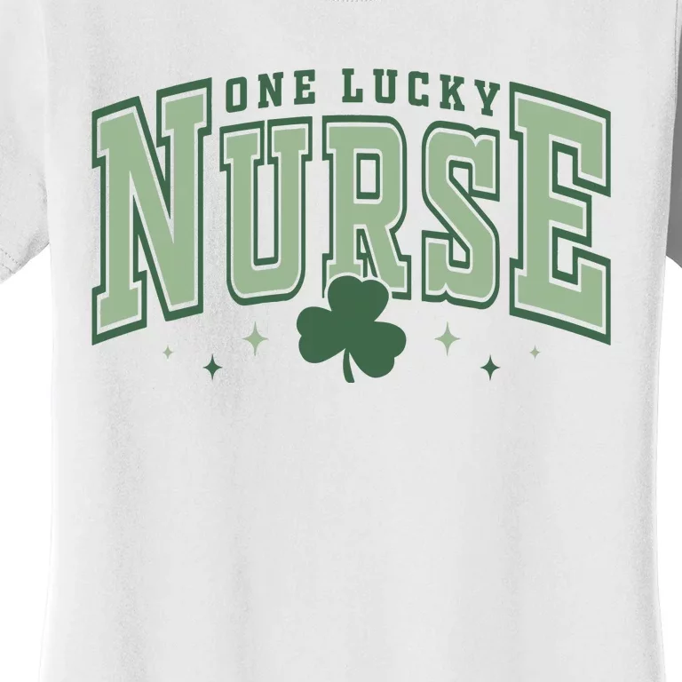 One Lucky Nurse St Patricks Day Women's T-Shirt