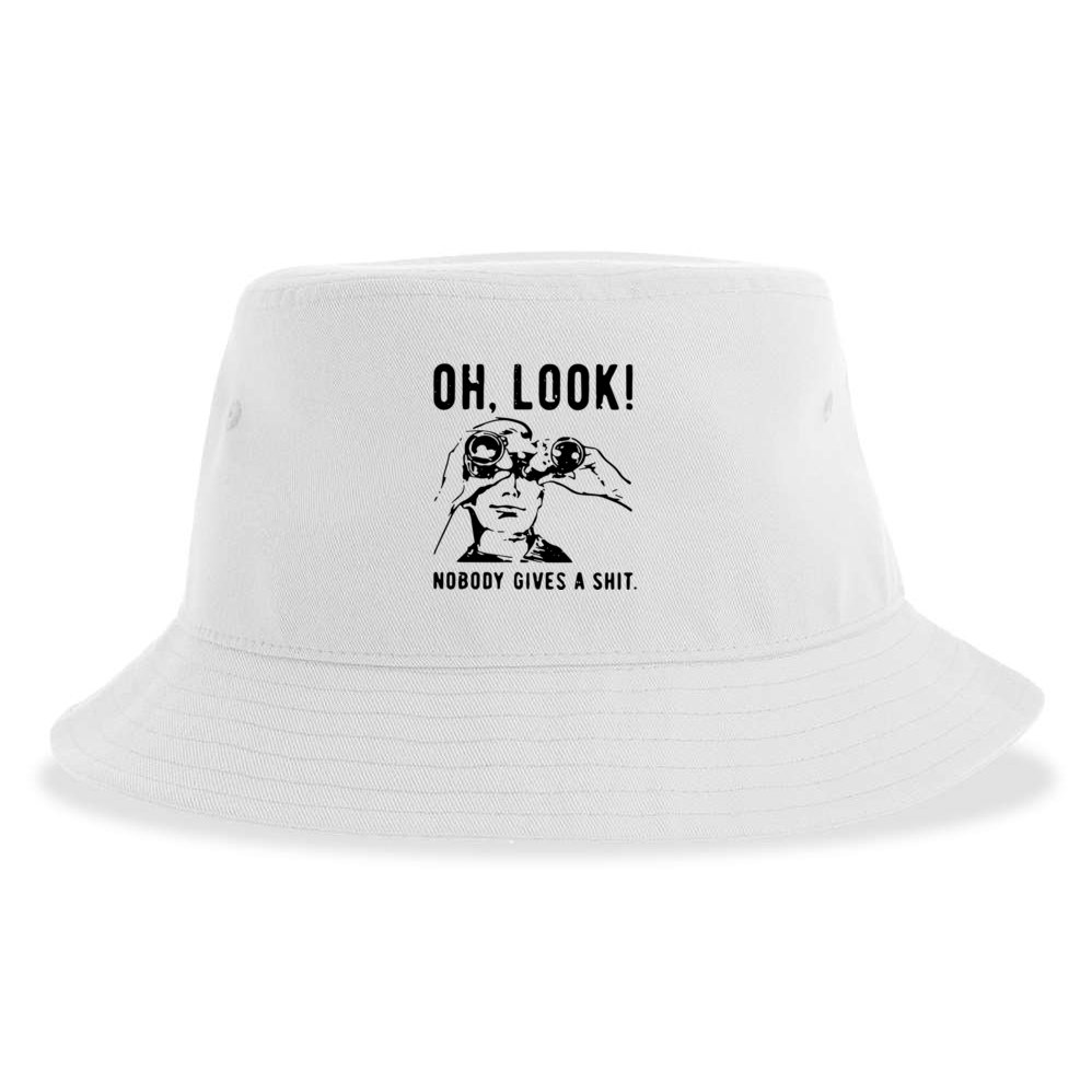 Oh Look Nobody Gives A Shit Offensive Men Nobody Cares Mocking Novelty  Sustainable Bucket Hat