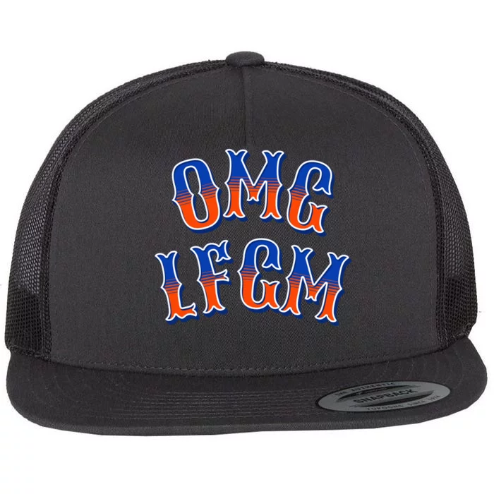 Omg Lfgm New York Flat Bill Trucker Hat