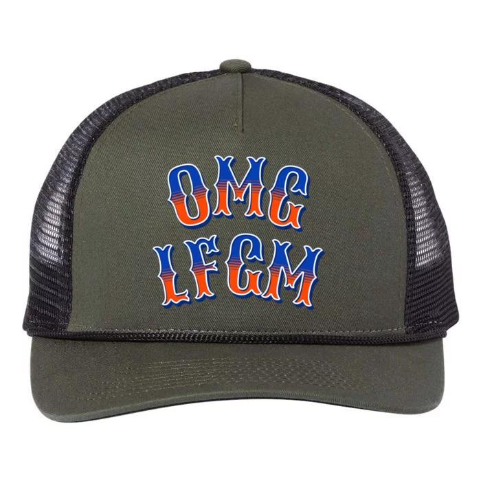 Omg Lfgm New York Retro Rope Trucker Hat Cap