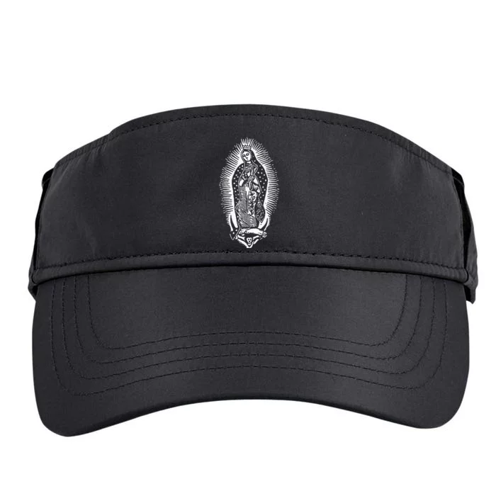 Our Lady Of Guadalupe Virgin Mary Mother Of Jesus Adult Drive Performance Visor