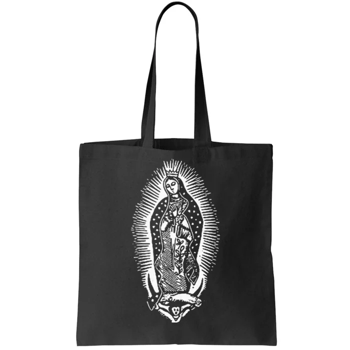 Our Lady Of Guadalupe Virgin Mary Mother Of Jesus Tote Bag