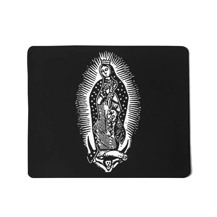 Our Lady Of Guadalupe Virgin Mary Mother Of Jesus Mousepad