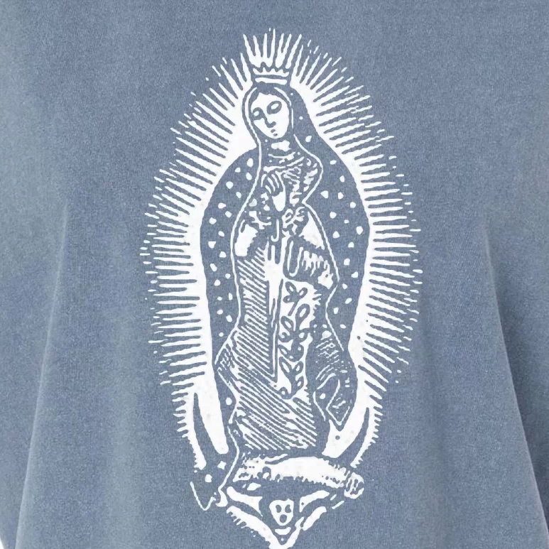 Our Lady Of Guadalupe Virgin Mary Mother Of Jesus Garment-Dyed Women's Muscle Tee