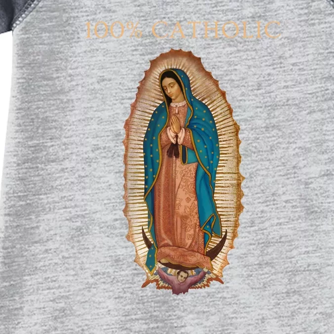 Our Lady Of Guadalupe Roman Catholic Gift Infant Baby Jersey Bodysuit