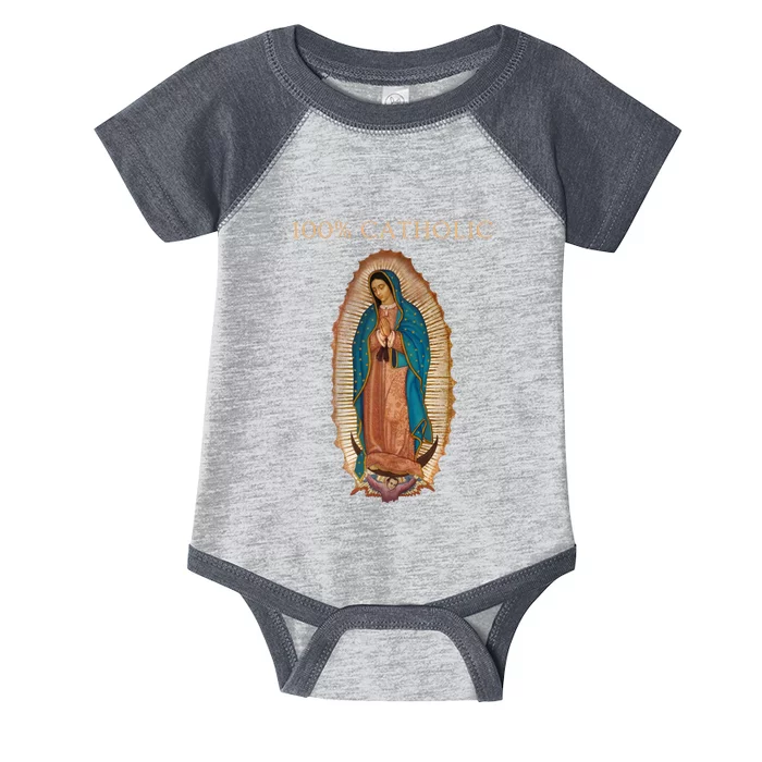 Our Lady Of Guadalupe Roman Catholic Gift Infant Baby Jersey Bodysuit