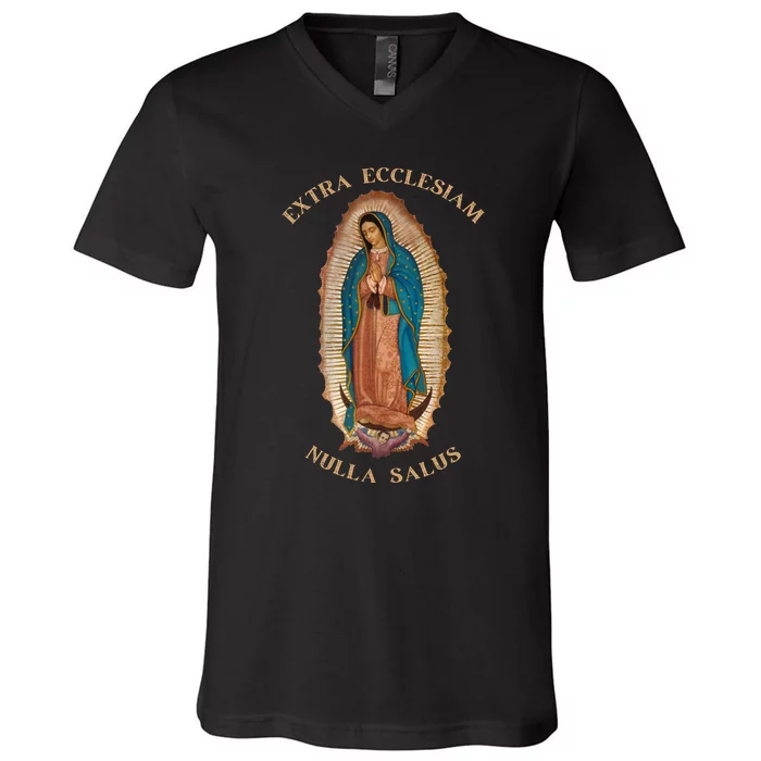 Our Lady Of Guadalupe Roman Catholic Gift V-Neck T-Shirt