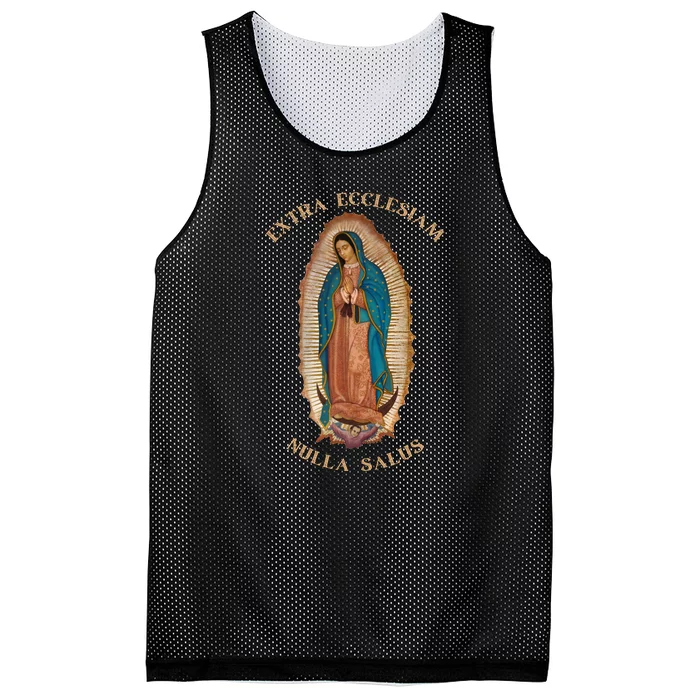 Our Lady Of Guadalupe Roman Catholic Gift Mesh Reversible Basketball Jersey Tank