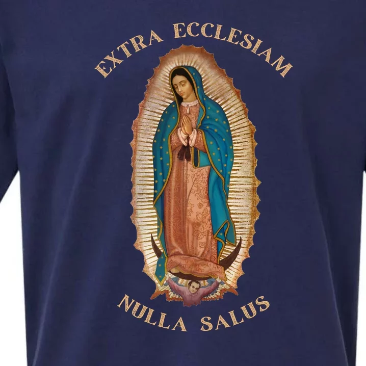 Our Lady Of Guadalupe Roman Catholic Gift Sueded Cloud Jersey T-Shirt