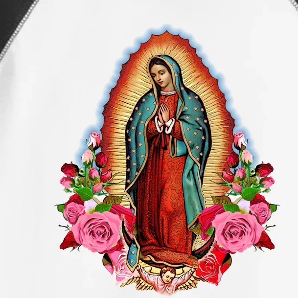 Our Lady Of Guadalupe Saint Virgin Mary Funny Gift Toddler Fine Jersey T-Shirt