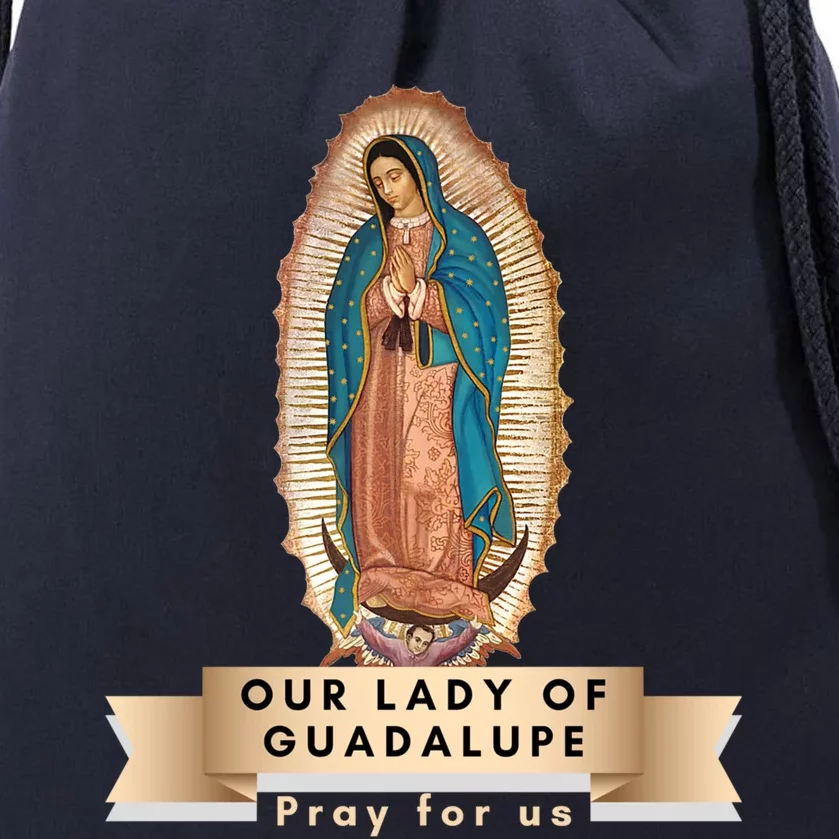 Our Lady Of Guadalupe Mary Catholic Religious Gift Drawstring Bag