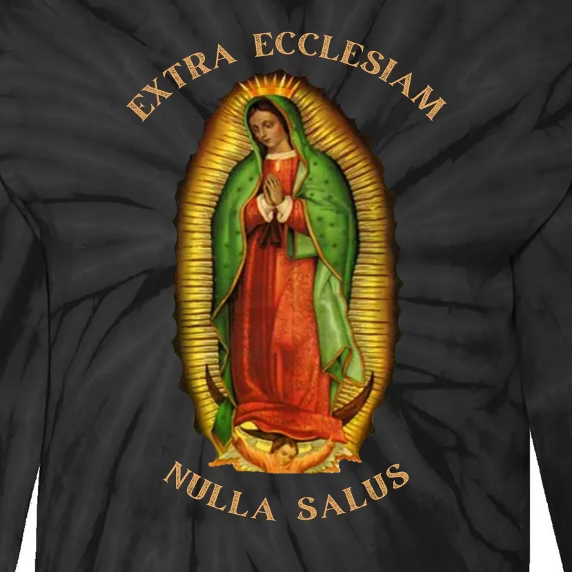 Our Lady Of Guadalupe Roman Catholic Gift Tie-Dye Long Sleeve Shirt