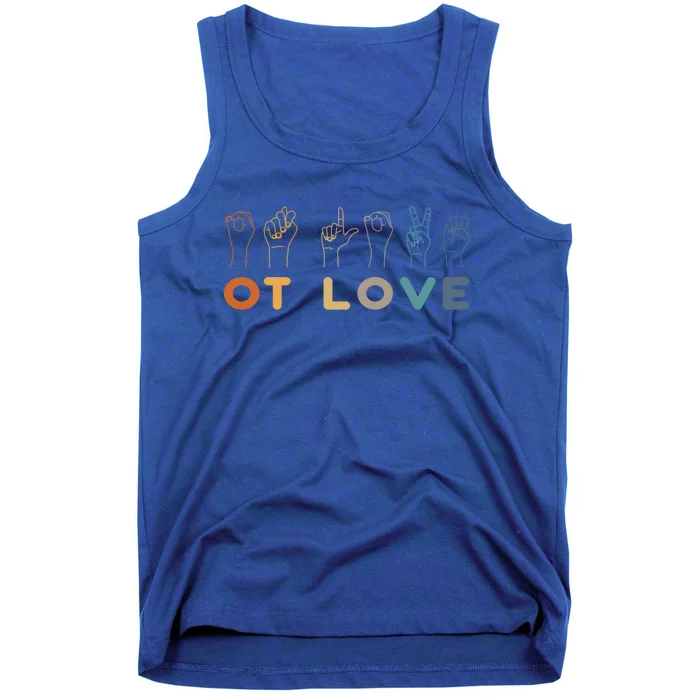 Ot Love Occupational Therapy Ot Month Cute Colorful Gift Tank Top