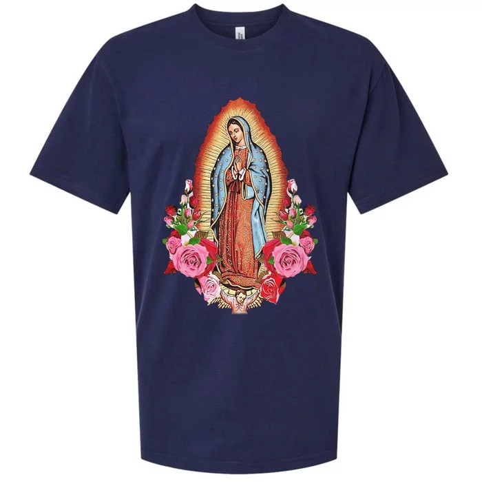 Our Lady Of Guadalupe Sueded Cloud Jersey T-Shirt