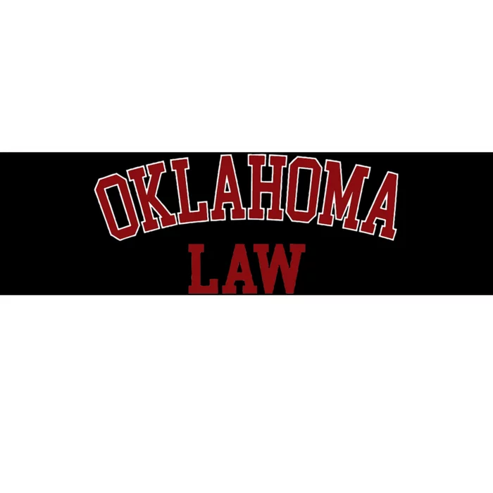 Oklahoma Law Oklahoma Bar Graduate Gift Lawyer Bumper Sticker