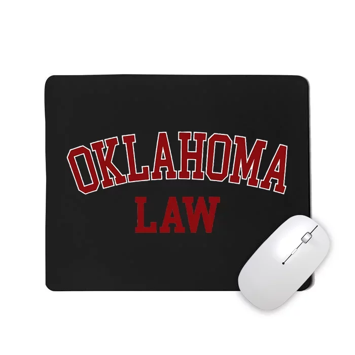 Oklahoma Law Oklahoma Bar Graduate Gift Lawyer Mousepad