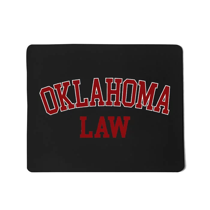 Oklahoma Law Oklahoma Bar Graduate Gift Lawyer Mousepad