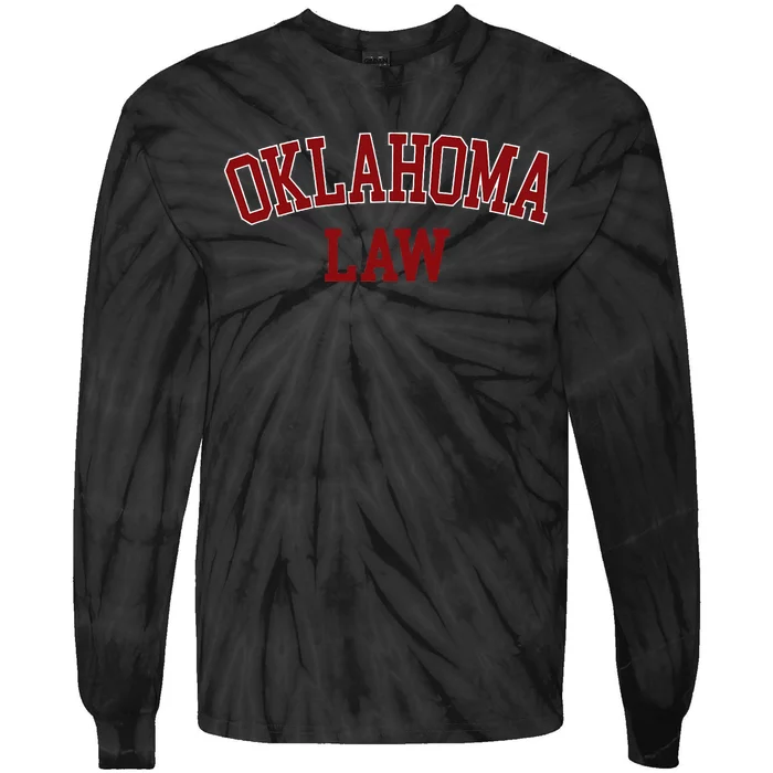 Oklahoma Law Oklahoma Bar Graduate Gift Lawyer Tie-Dye Long Sleeve Shirt