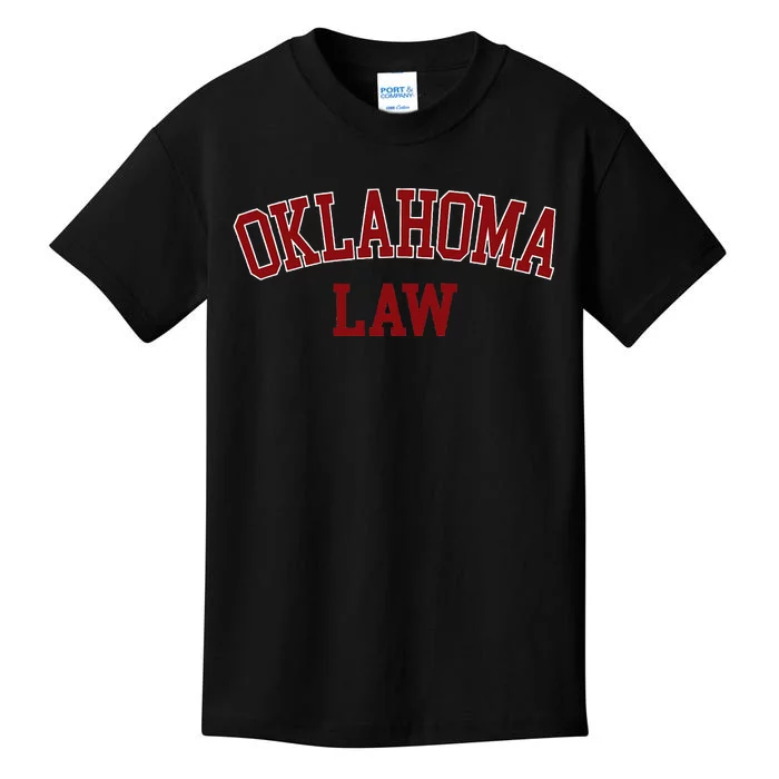 Oklahoma Law Oklahoma Bar Graduate Gift Lawyer Kids T-Shirt