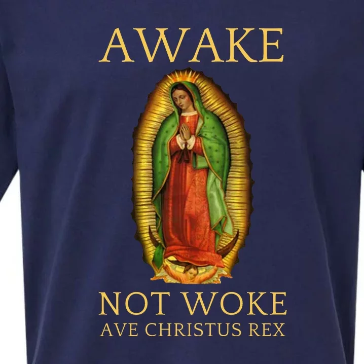 Our Lady Of Guadalupe Roman Catholic Gift Sueded Cloud Jersey T-Shirt