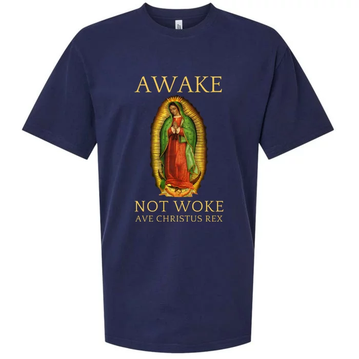 Our Lady Of Guadalupe Roman Catholic Gift Sueded Cloud Jersey T-Shirt