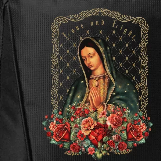 Our Lady Of Guadalupe Virgin Mary Catholic Saint City Backpack