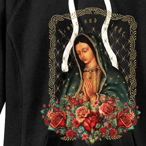 Our Lady Of Guadalupe Virgin Mary Catholic Saint Women's Fleece Hoodie