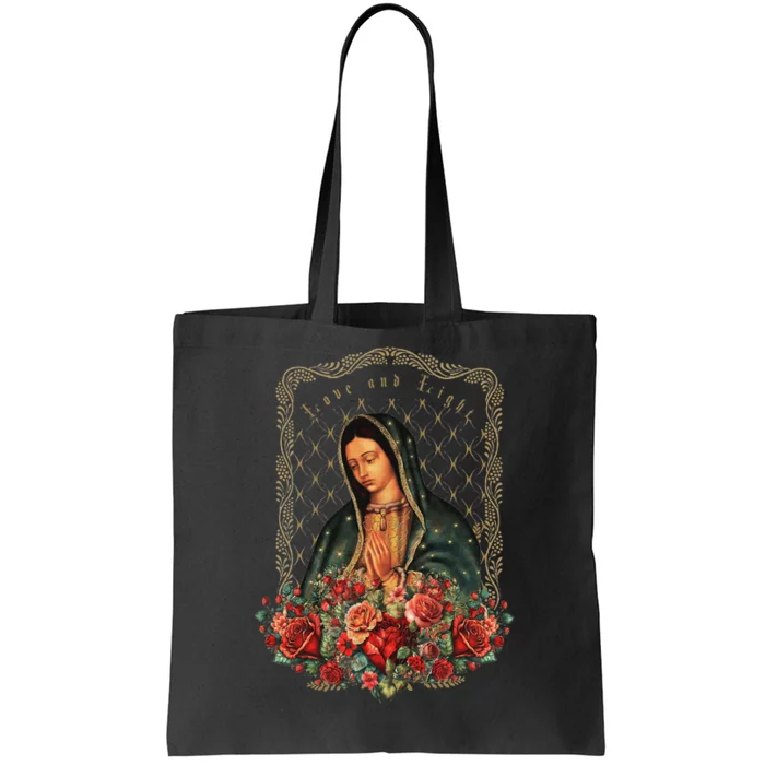 Our Lady Of Guadalupe Virgin Mary Catholic Saint Tote Bag