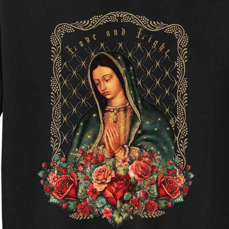 Our Lady Of Guadalupe Virgin Mary Catholic Saint Tall Sweatshirt