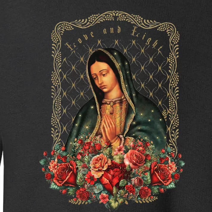 Our Lady Of Guadalupe Virgin Mary Catholic Saint Toddler Sweatshirt