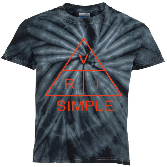 Ohm Law Ohmssimple Law Triangleelectrical Engineer Kids Tie-Dye T-Shirt