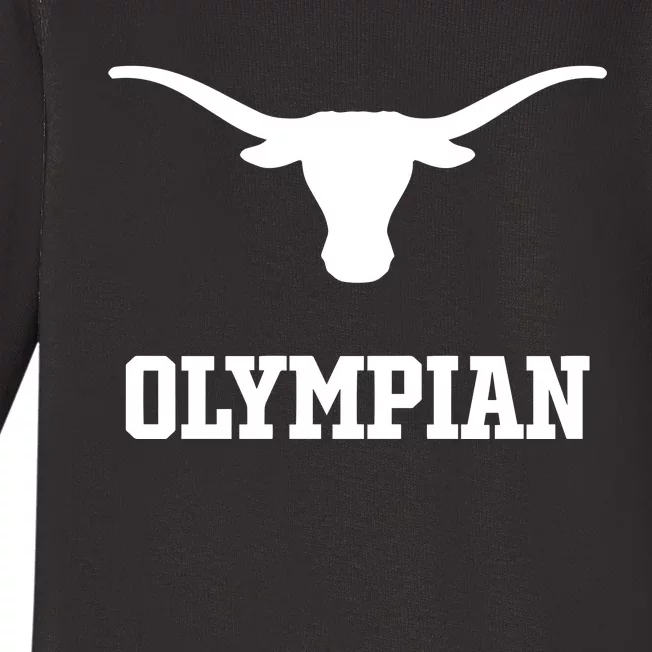 Olympian Longhorns Baby Long Sleeve Bodysuit