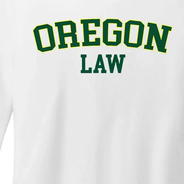 Oregon Law Oregon Bar Graduate Gift Lawyer College Womens CVC Long Sleeve Shirt