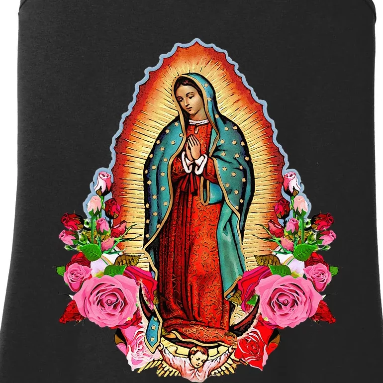 Our Lady Of Guadalupe Saint Virgin Mary Ladies Essential Tank