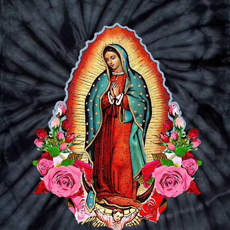 Our Lady Of Guadalupe Saint Virgin Mary Tie-Dye T-Shirt