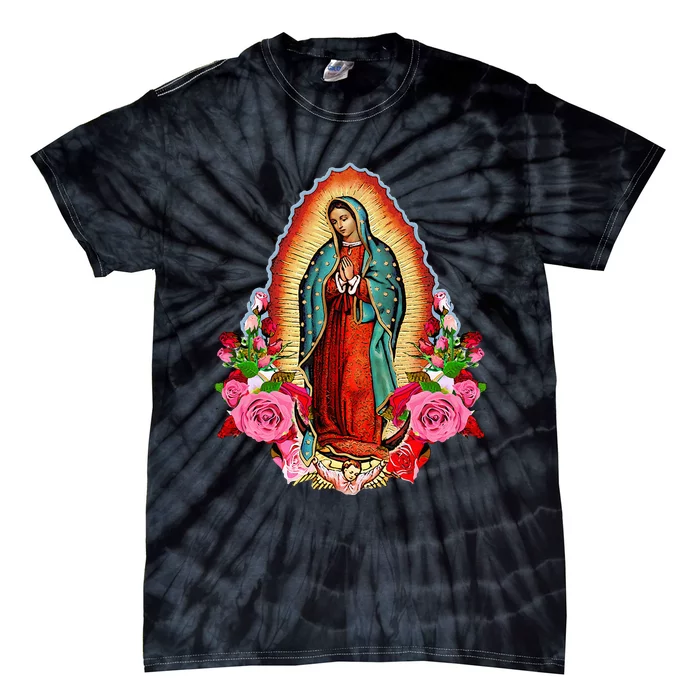 Our Lady Of Guadalupe Saint Virgin Mary Tie-Dye T-Shirt