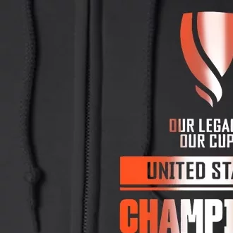 Our Legacy Our Cup United States Champions Full Zip Hoodie