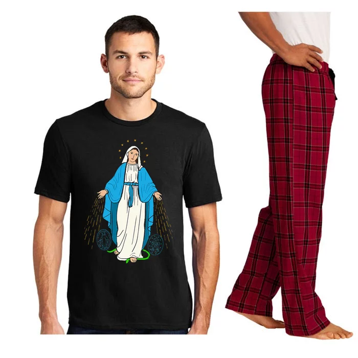 Our Lady Of Grace Virgen De La Medalla Milagrosa Pajama Set