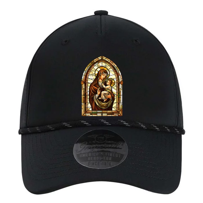 Our Lady Of Mount Carmel Stained Glass Gift Performance The Dyno Cap