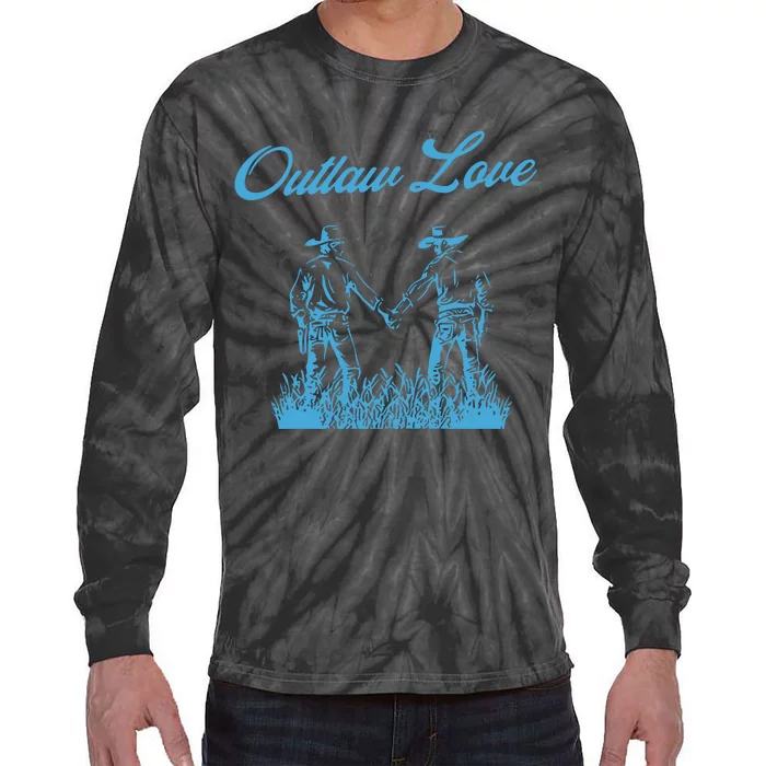 Outlaw Love Tie-Dye Long Sleeve Shirt