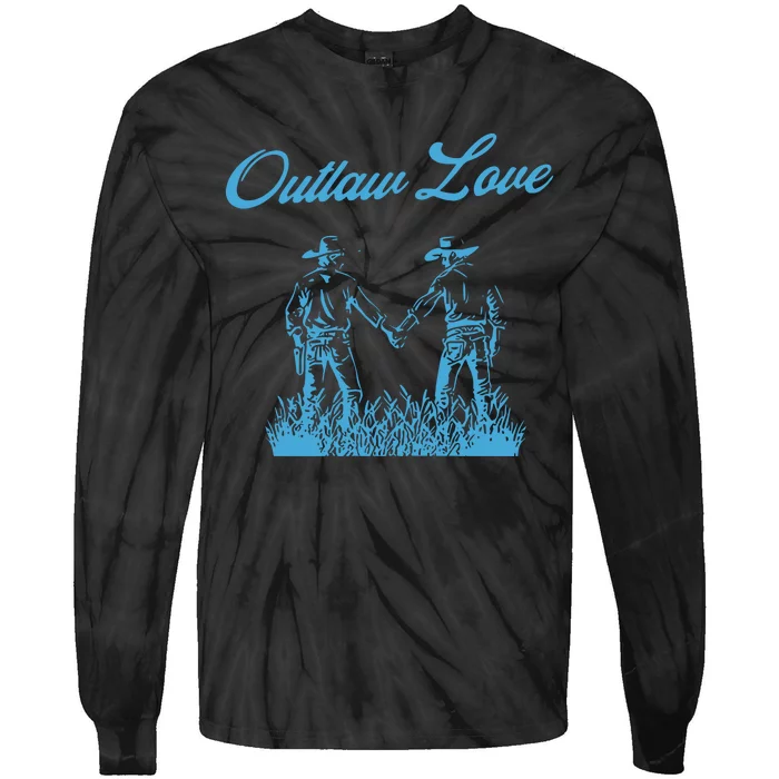 Outlaw Love Tie-Dye Long Sleeve Shirt