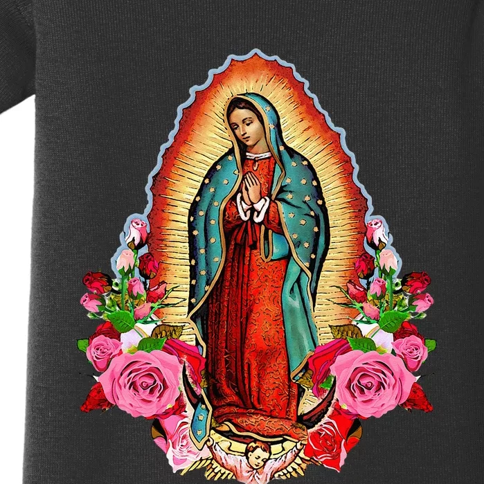 Our Lady Of Guadalupe Saint Virgin Mary Baby Bodysuit