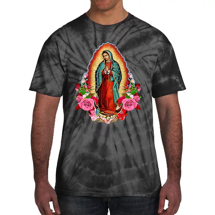 Our Lady Of Guadalupe Saint Virgin Mary Tie-Dye T-Shirt