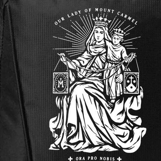 Our Lady Of Mount Carmel City Backpack