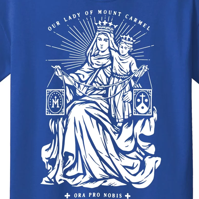 Our Lady Of Mount Carmel Kids T-Shirt