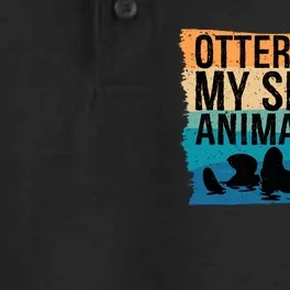 Otter Lover Otter Spirit Animal Funny Otter Otter Dry Zone Grid Performance Polo