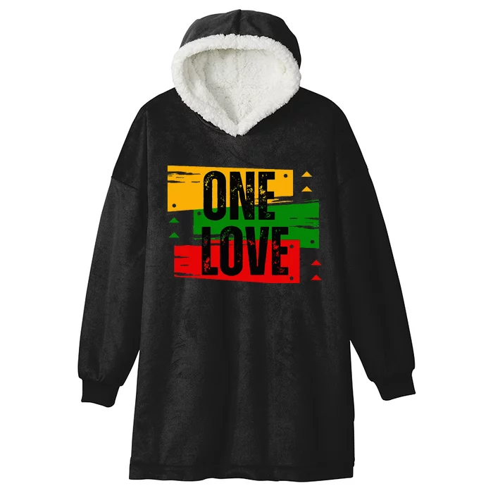 One Love Hooded Wearable Blanket