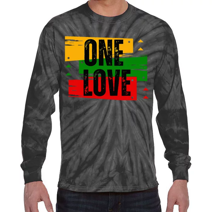 One Love Tie-Dye Long Sleeve Shirt