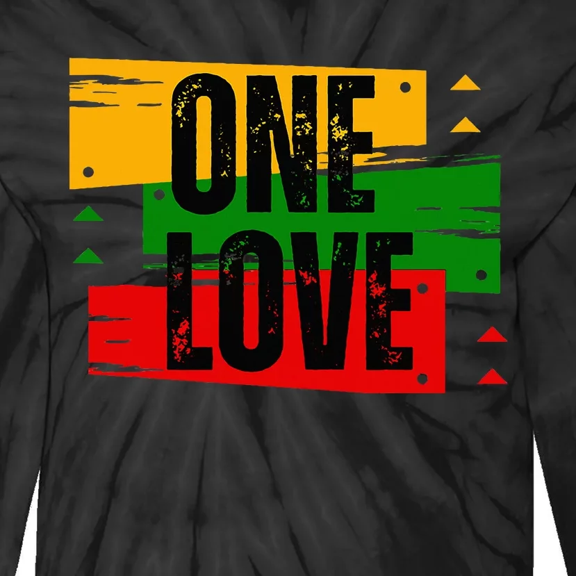 One Love Tie-Dye Long Sleeve Shirt