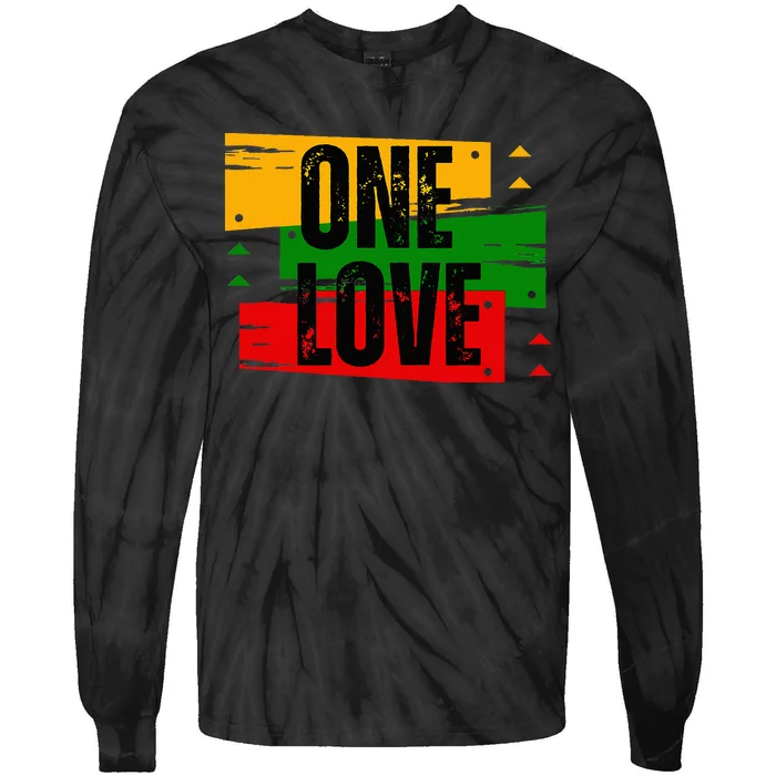 One Love Tie-Dye Long Sleeve Shirt